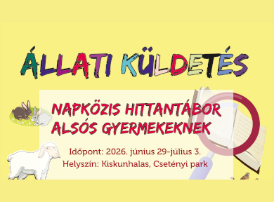 Hittantábor alsó tagozatosoknak